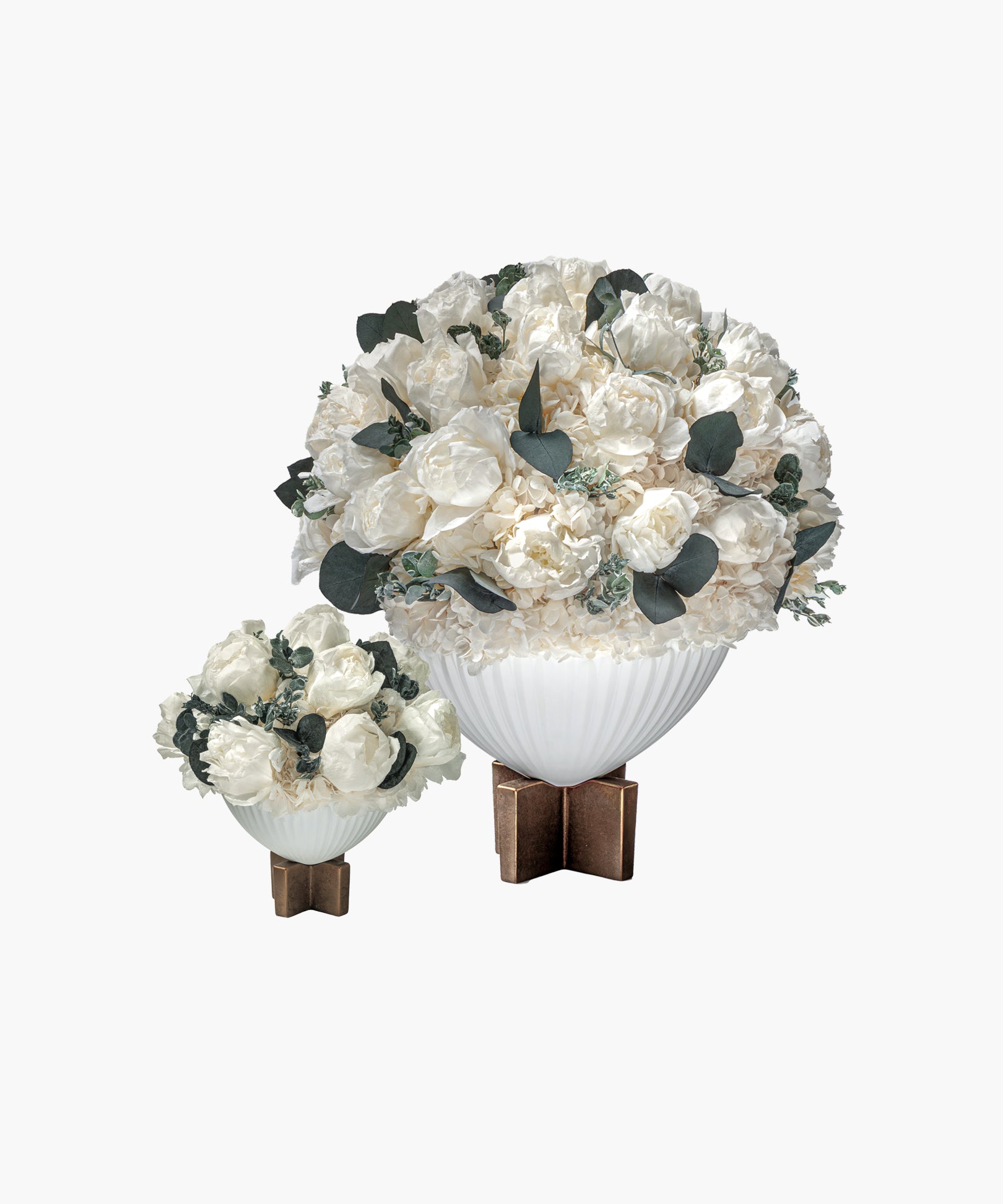 Peony Arrangement – Pure White(ピオニー アレンジメント – ピュアホワイト)