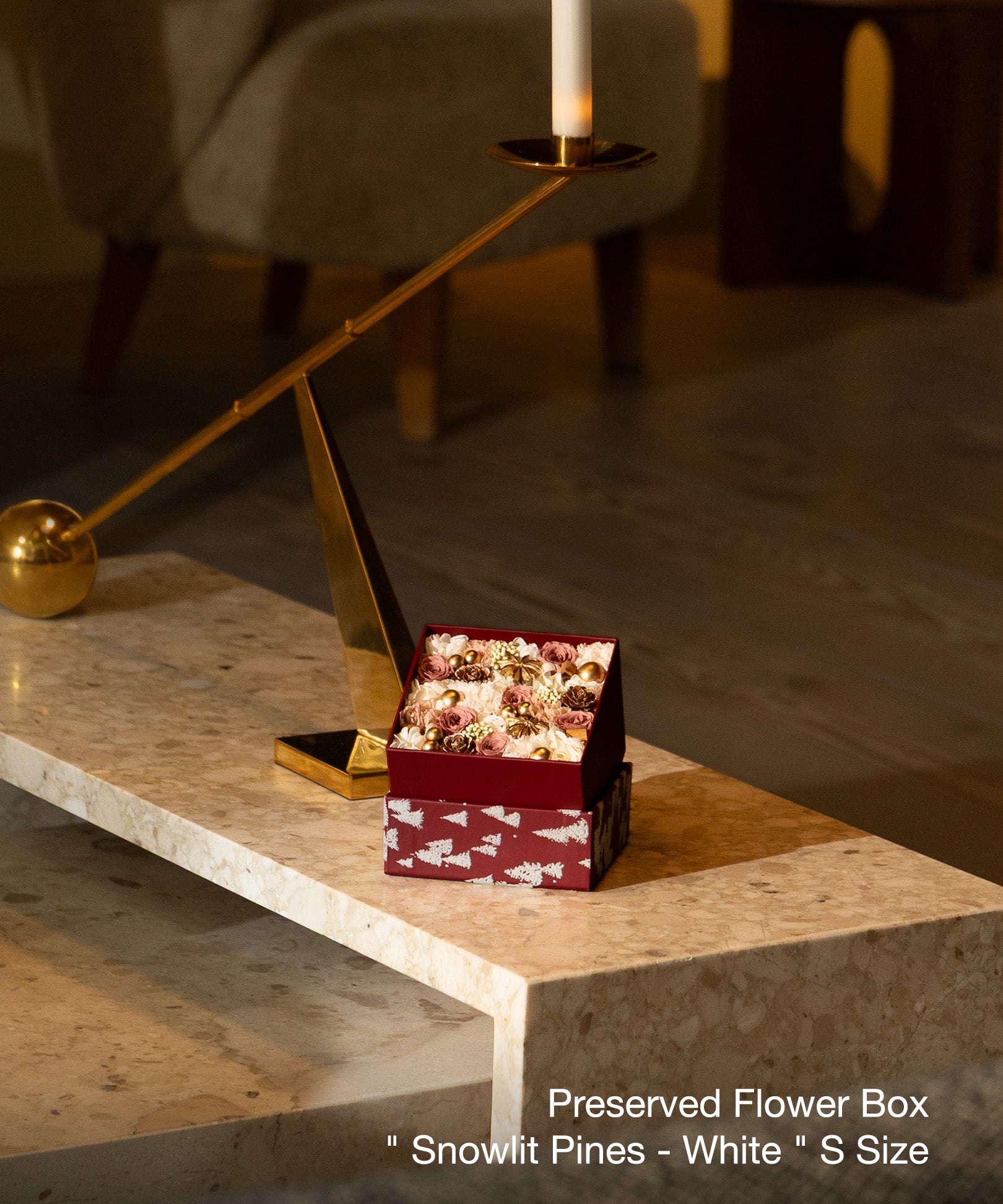 Snowlit Pines - White（スノーリット パインズ - ホワイト）