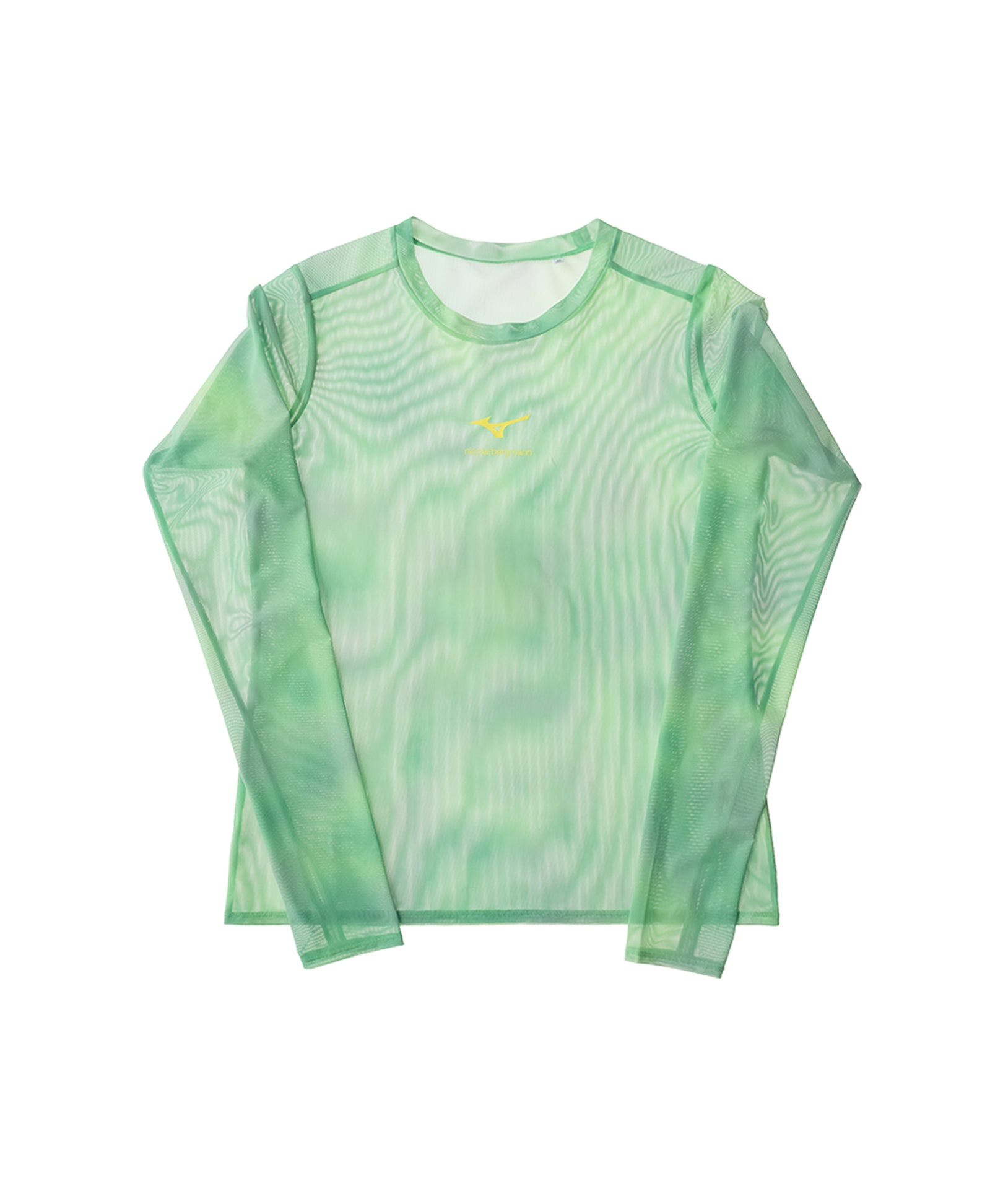 SHEER LONG-SLEEVE T-SHIRT GREEN (シアーTシャツ グリーン)