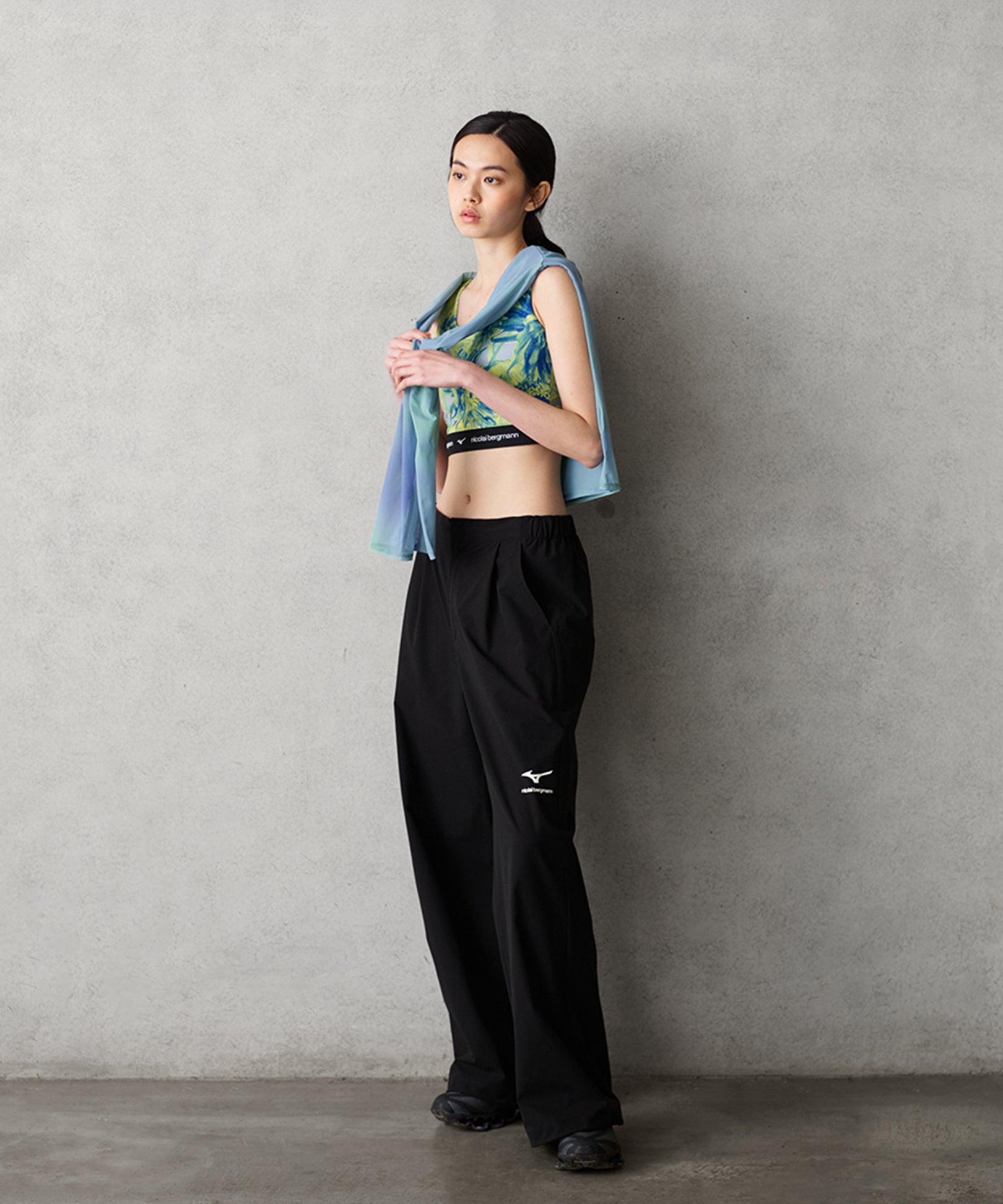 WIDE PANTS BLACK (ワイドパンツ ブラック)
