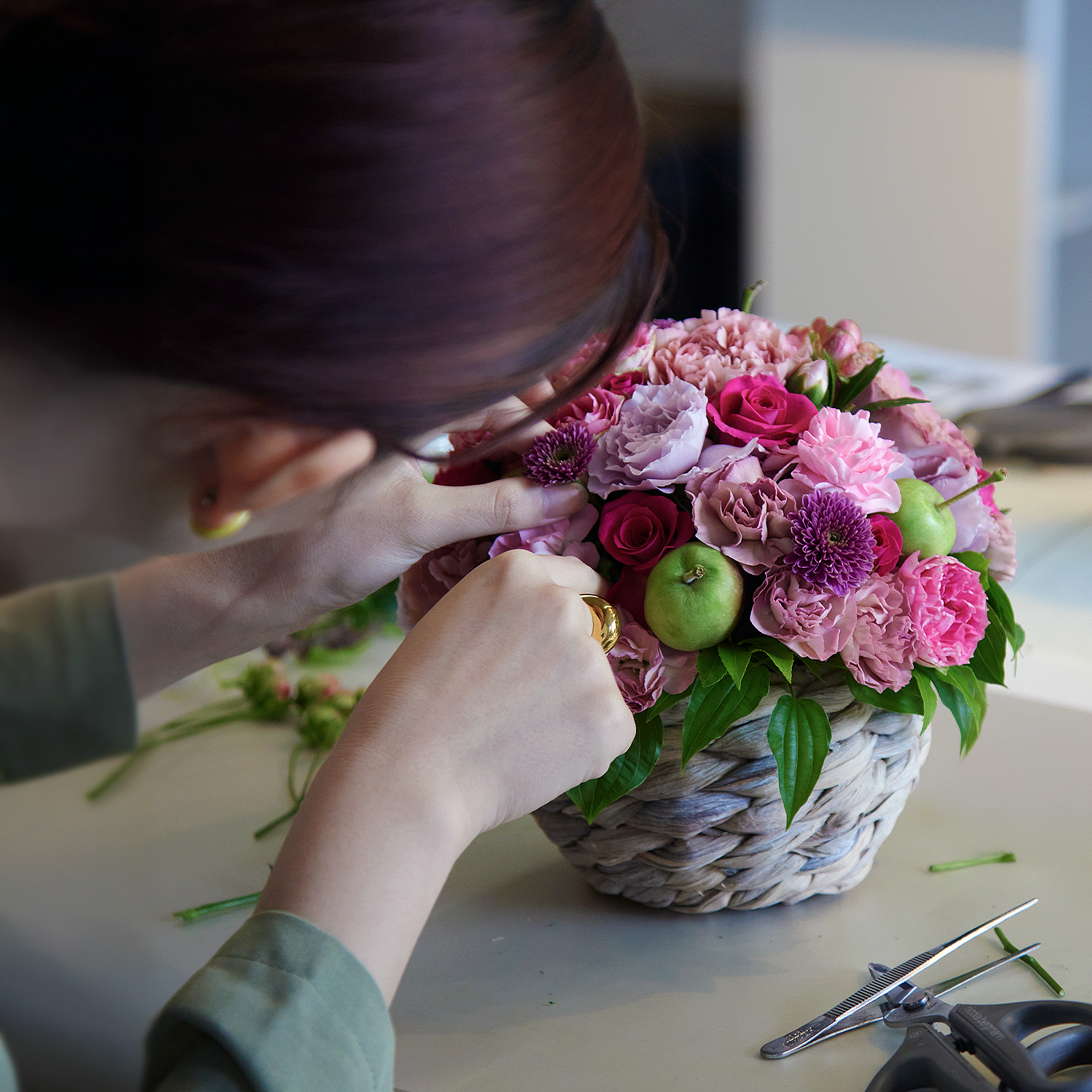 Friday Night Floral Basket