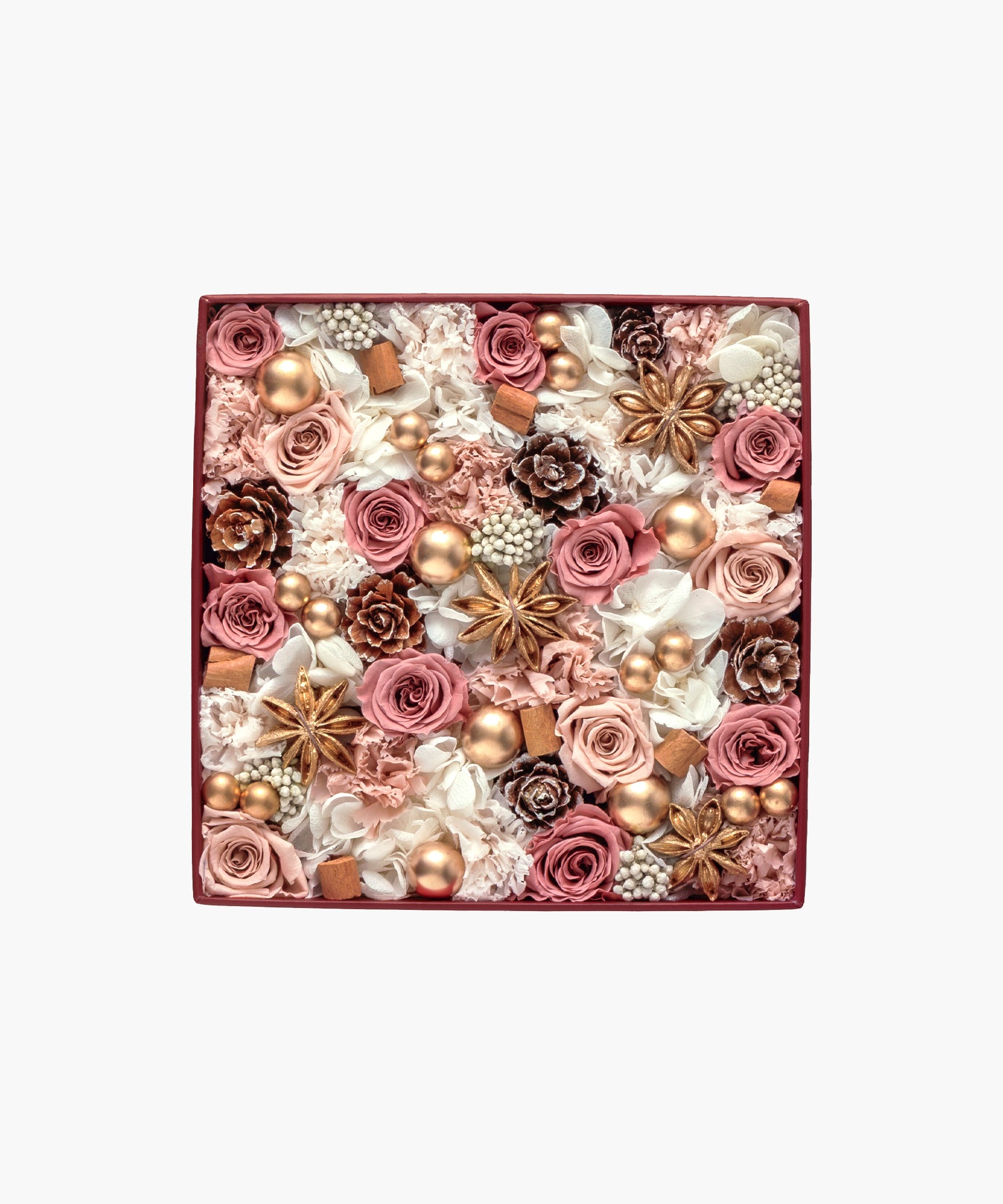 Snowlit Pines - White