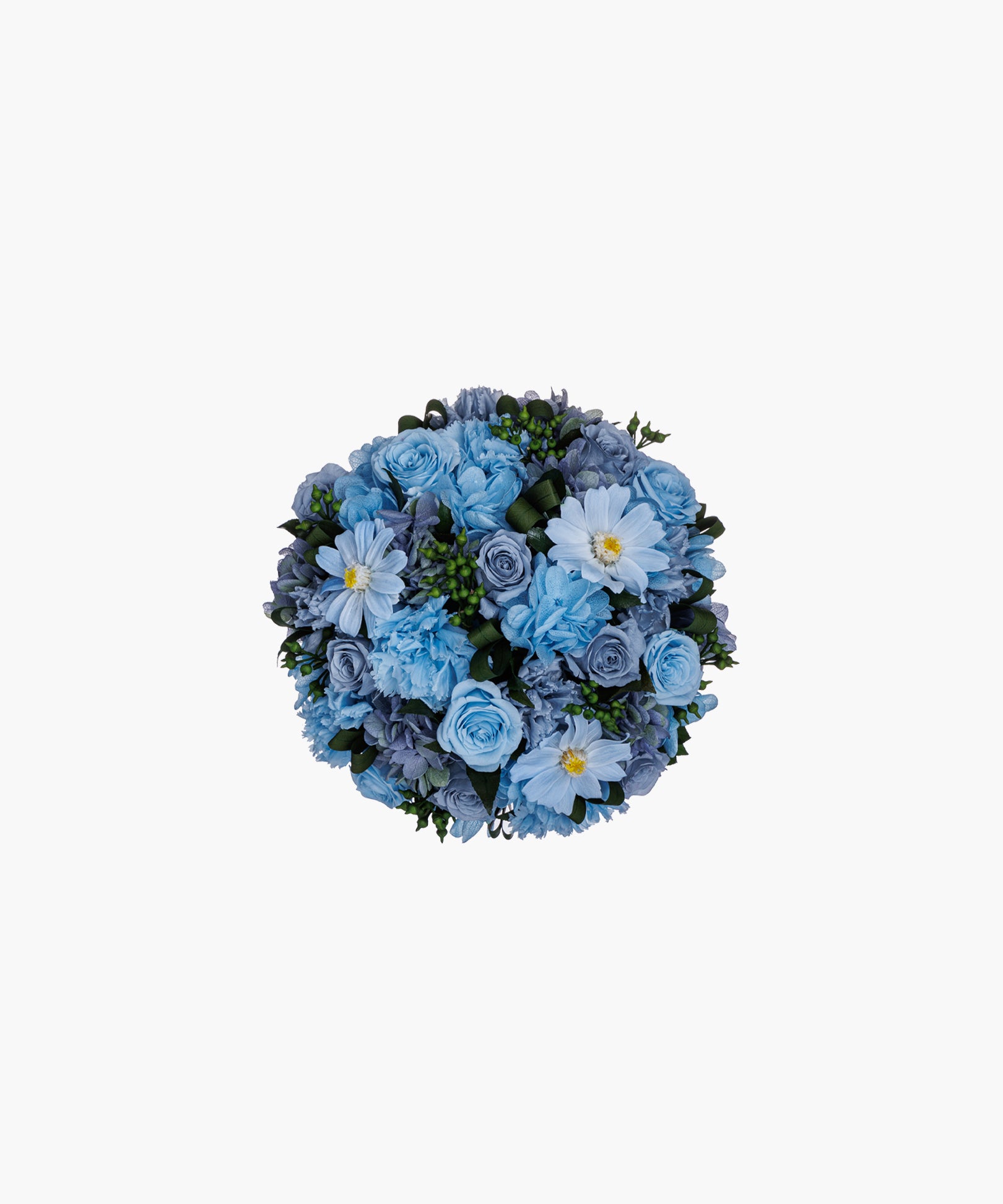 Blue Feast (Chrysanthemum Vase)