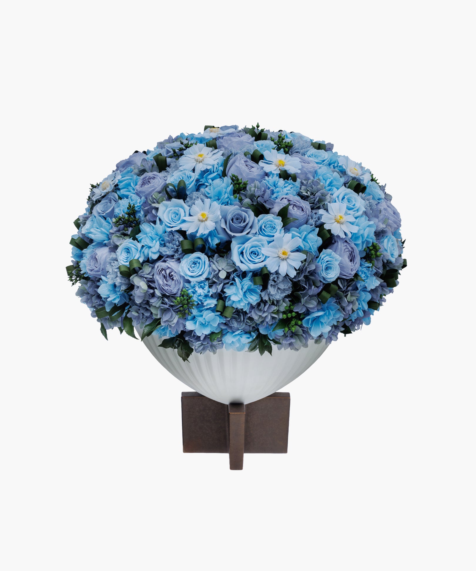 Blue Feast (Chrysanthemum Vase)