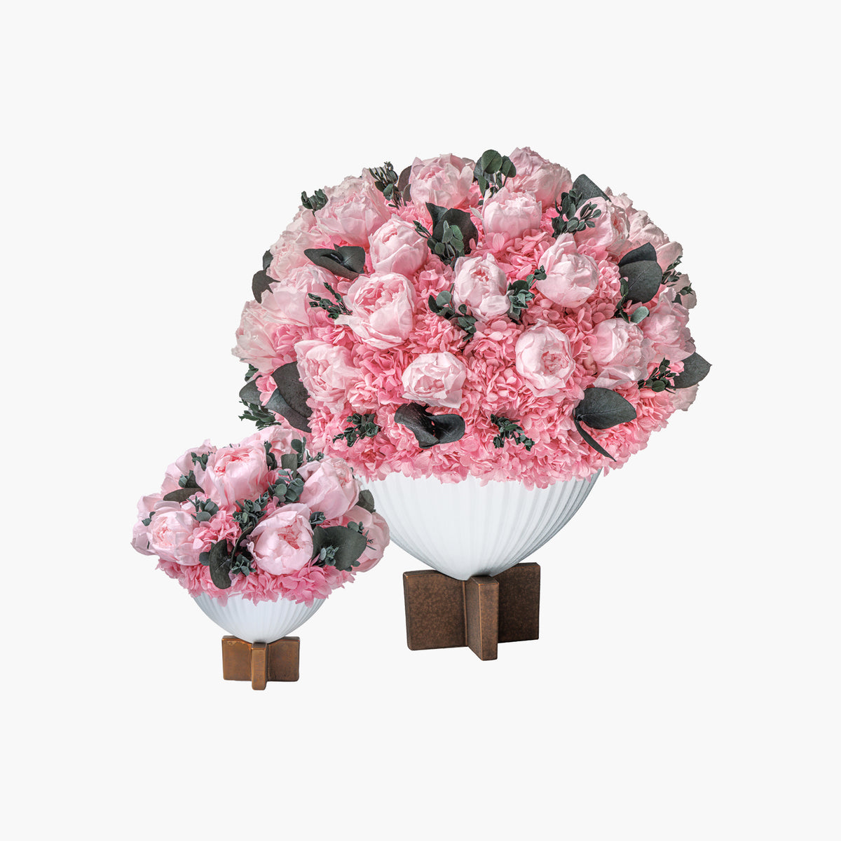 Peony Arrangement – Soft Pink（ピオニー アレンジメント – ソフト