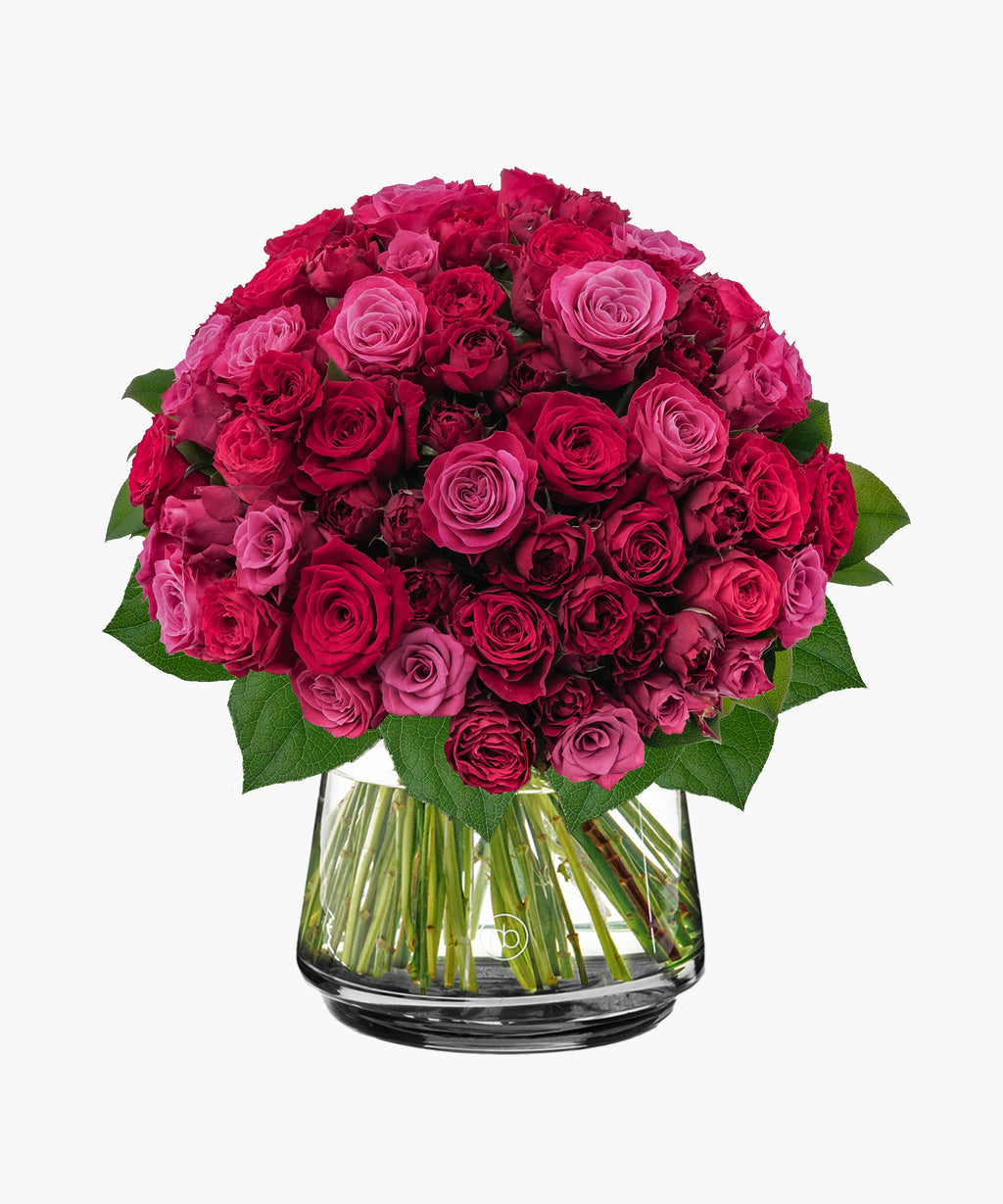 最終価格】くすみローズピンクにターコイズブルー・水色フラワーラグ  