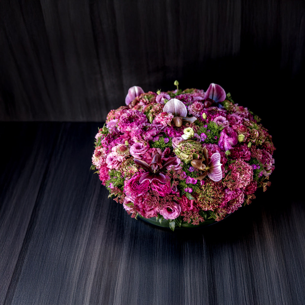 ウィンター バイオレット アレンジメント