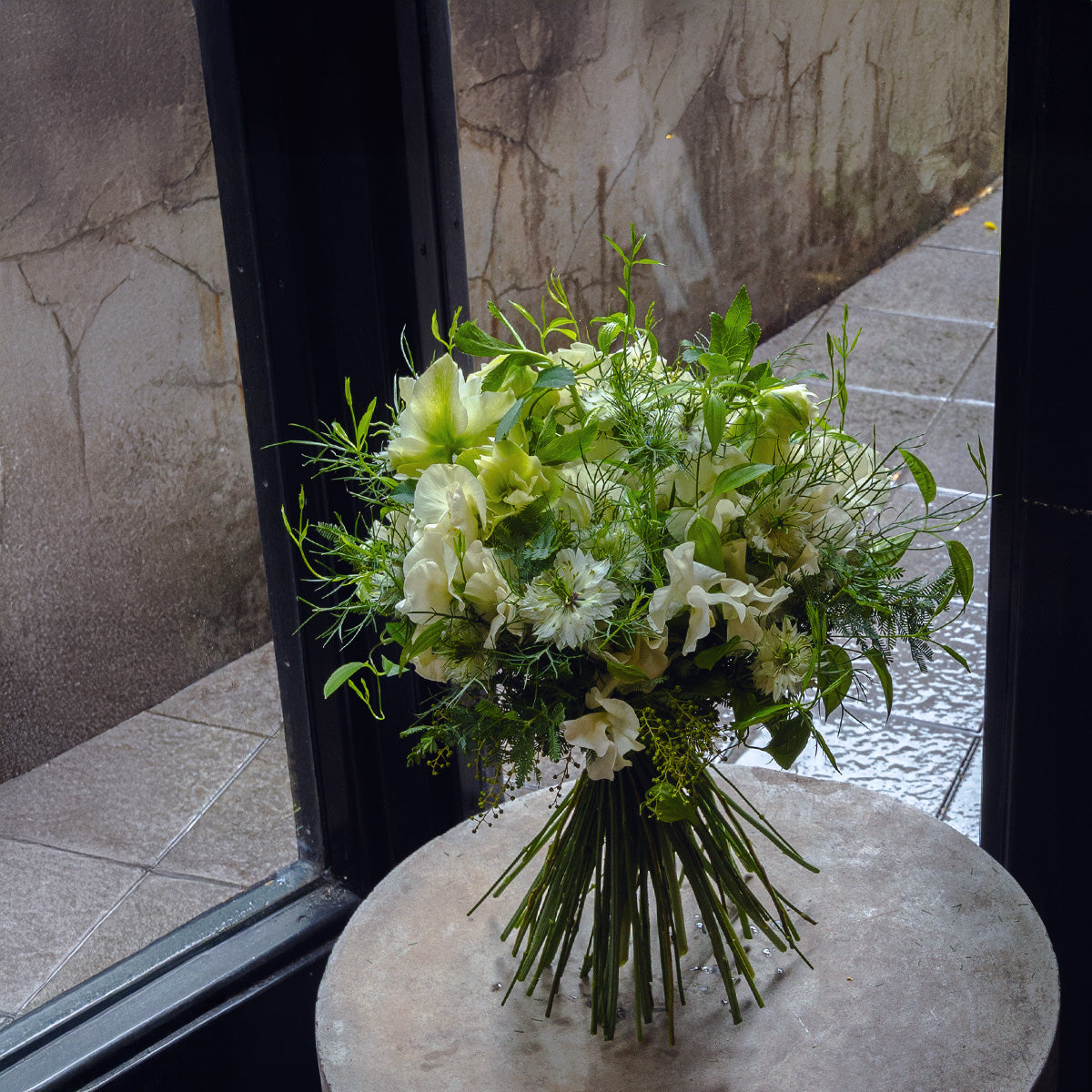Airy White & Green Bouquet