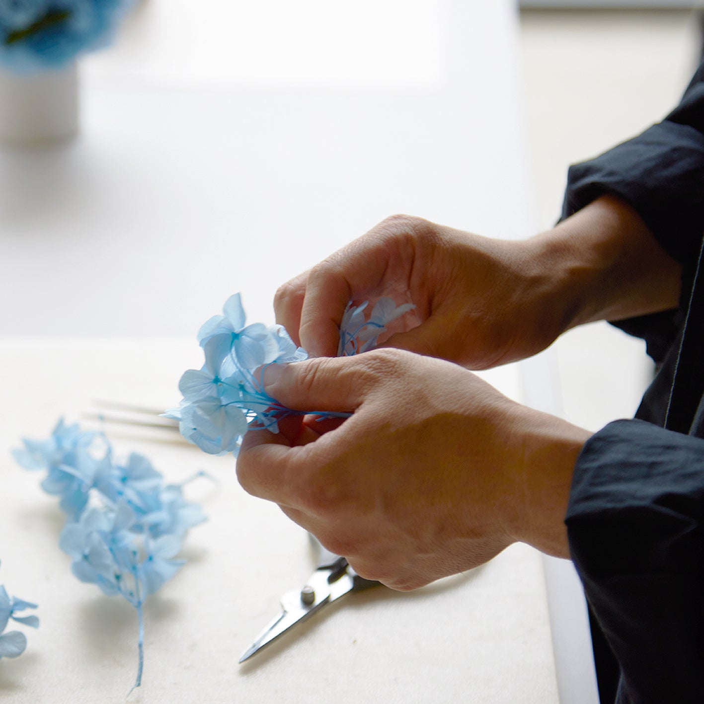 [Preserved Flower] Basic Skills & Hydrangea Mini Object