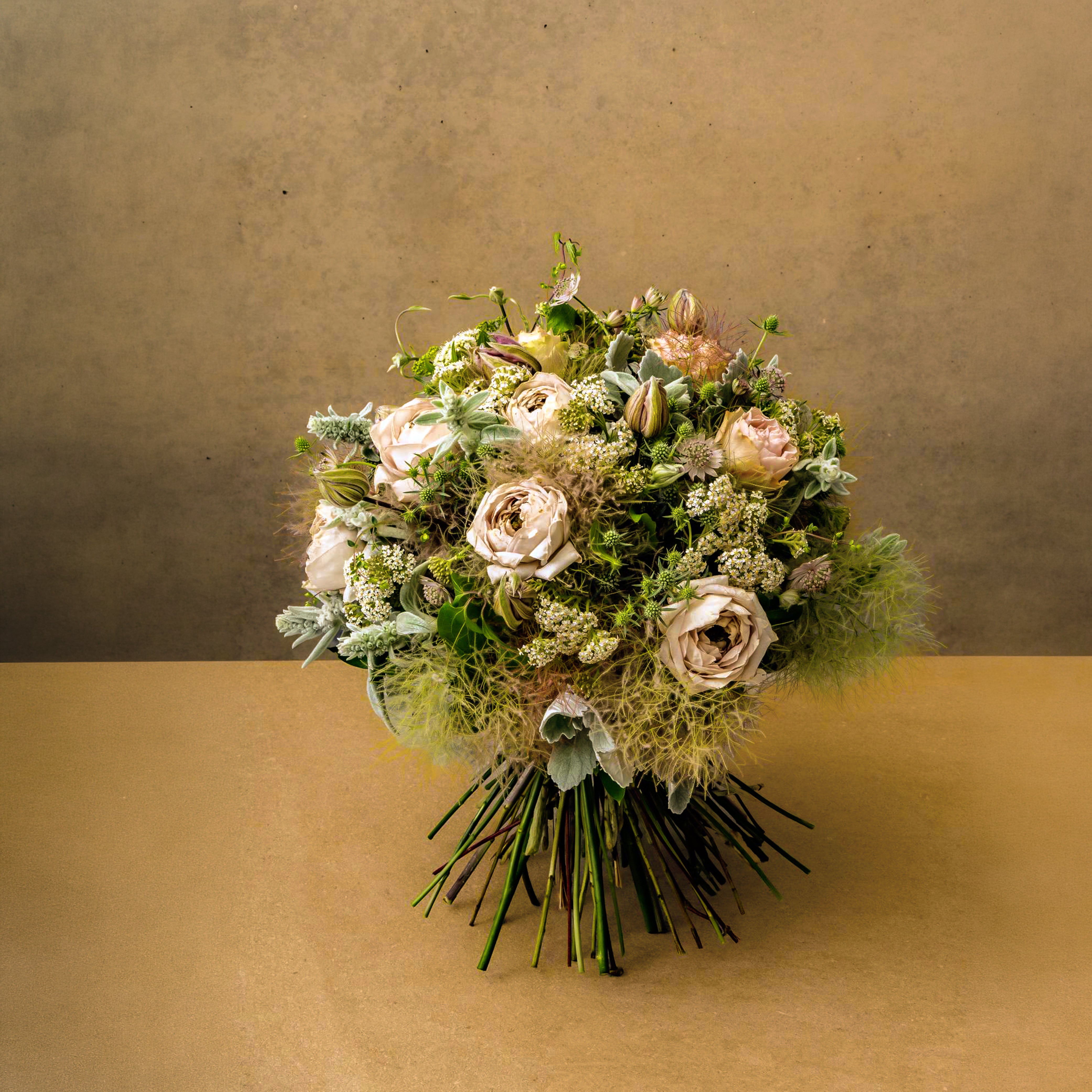Soft Autumn Rose Bouquet