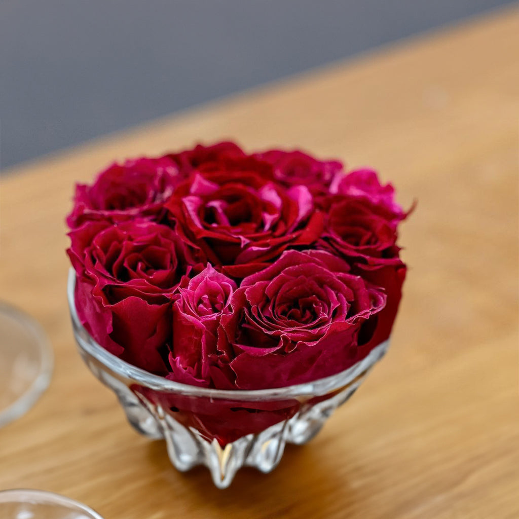 ザイボンさま売約済み 帯留め〈Bouquet・呂色クリスタルflower・盛り  