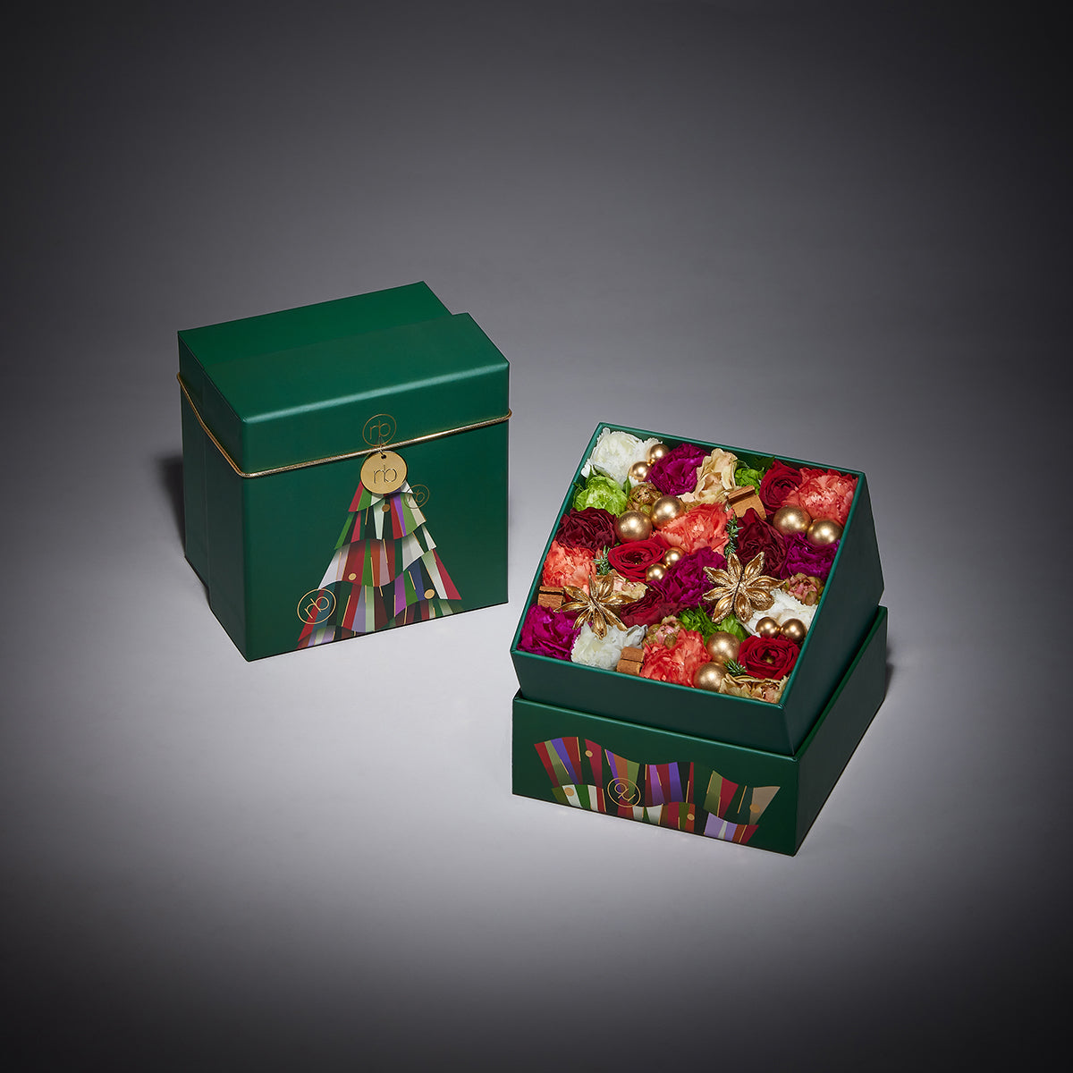 Color Mix Holiday Flower Box