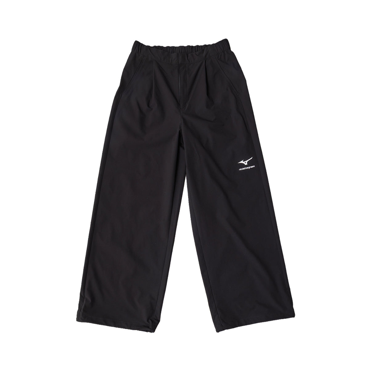 PACHMAN PEGGED PANTS パハマン　ワイドパンツ　36 WIDE PANTS BLACK （ワイドパンツ ブラック）