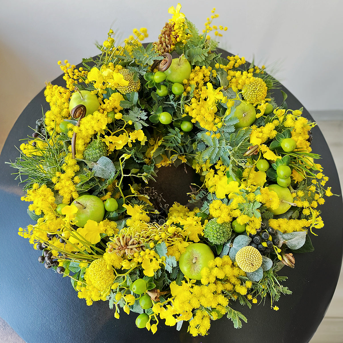 Mimosa Day Wreath