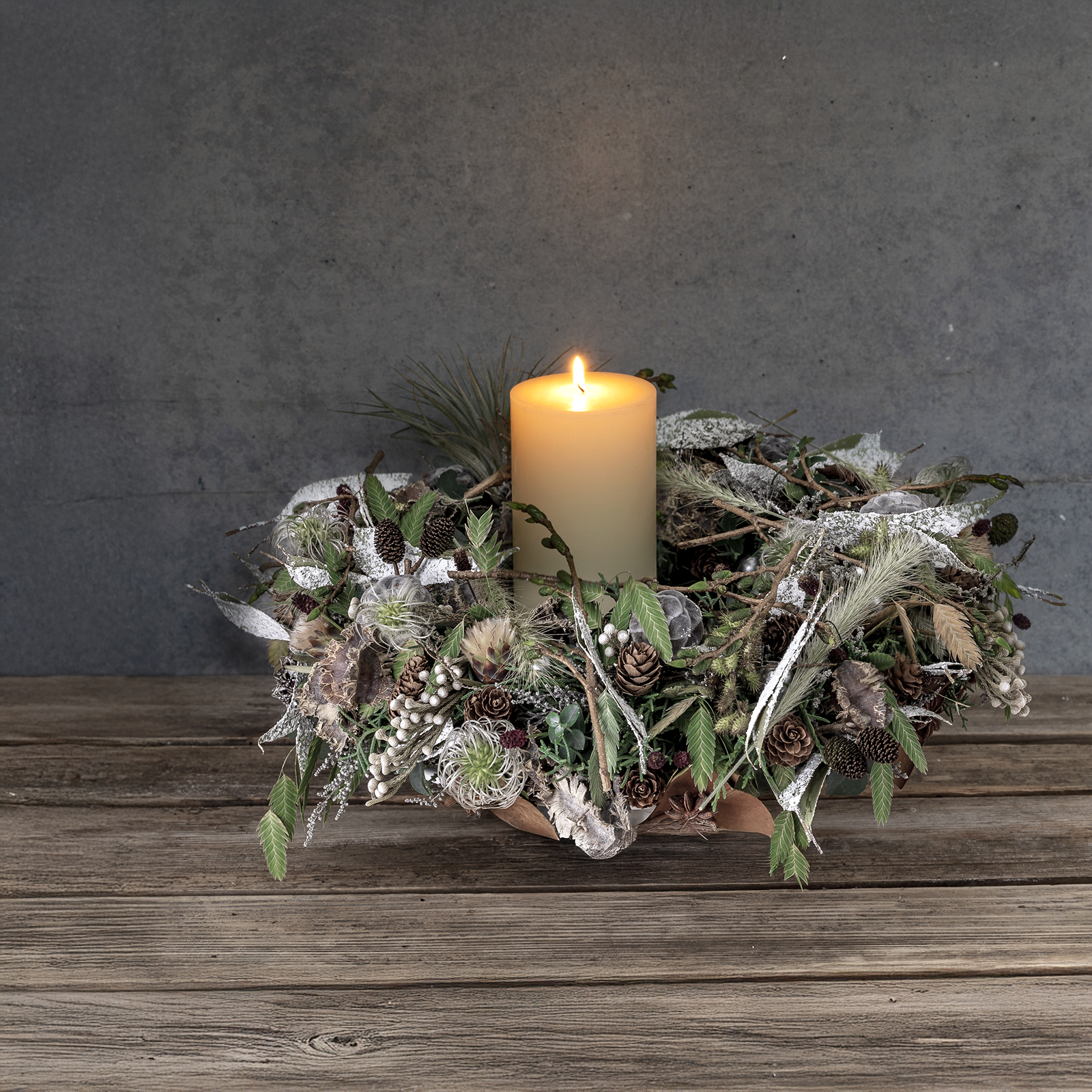 Winter Candle Evening